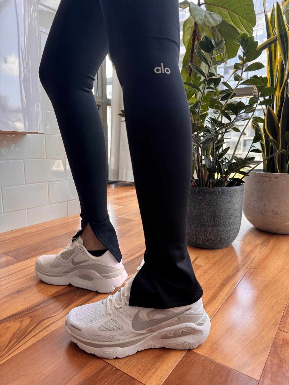 Alo Yoga Airlift Leggings with split hem